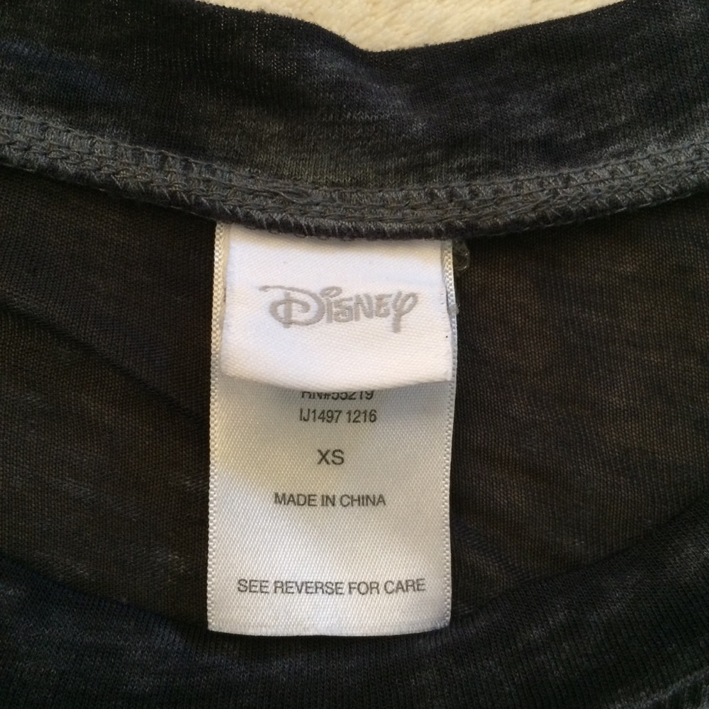 Slim Fit Mickey Mouse Burnout Tee Size XS - Picture 3 of 7